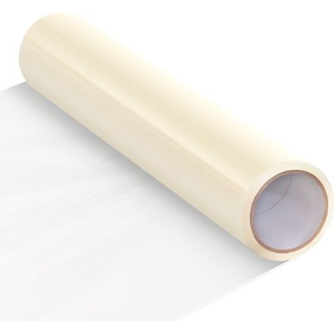 Mophorn 24" x 50' Carpet Protection Film, Self-Adhesive Floor Shield, Polyethylene Mat Protector for Construction & Renovation (1/5)