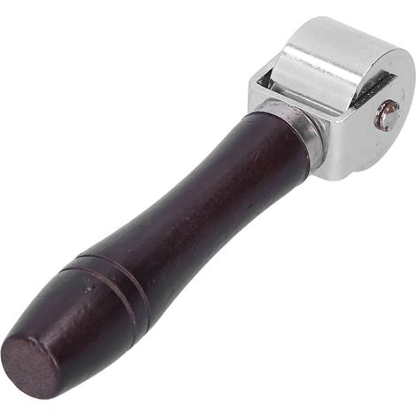 Presse à rouleau pour cuir, outil de finition, colle pour joints, outils de sculpture manuels, accessoires de bricolage, largeur de la roue : 26 mm (1/5)