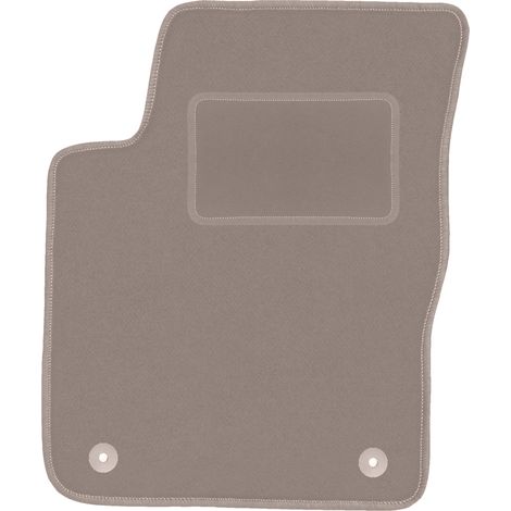 Tapis de sol conducteur en velours beige pour : Hyundai i10 hatchback (2007-2013)