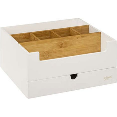Organiseur 1 Tiroir "Natureo" 26cm Blanc (1/5)