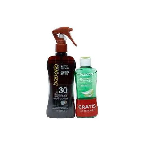 BABARIA SOL. ACEITE PROTECTOR SOLAR COCO SPRAY F30 200 ML+ AFTER SUN 100 ML
