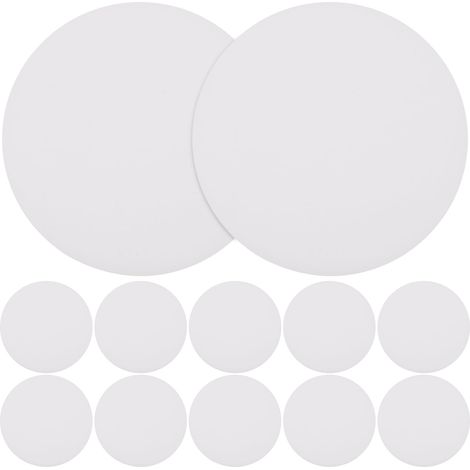 Diffuseurs de Lumière Ronds 6.9 cm, Lot de 20 Plaques pour Photo, Bureau, Vidéo et Éclairage (1/5)