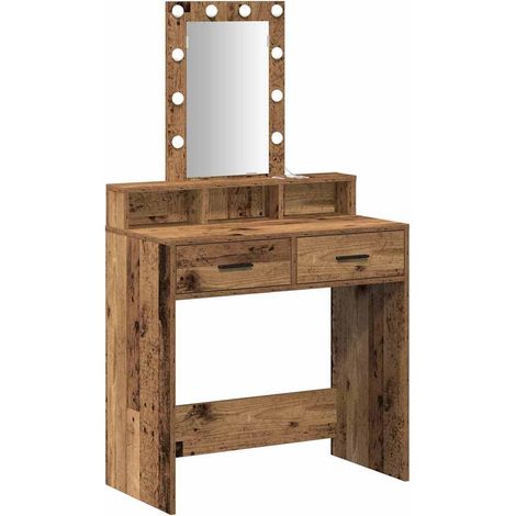 Maison Exclusive - Schminktisch mit Speicher Braun 79 x 41 x 140
