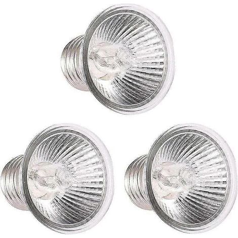 Ampoule chauffante UVA/UVB 25 W pour reptiles, lézards, tortues et aquariums (ampoule 3) (1/5)
