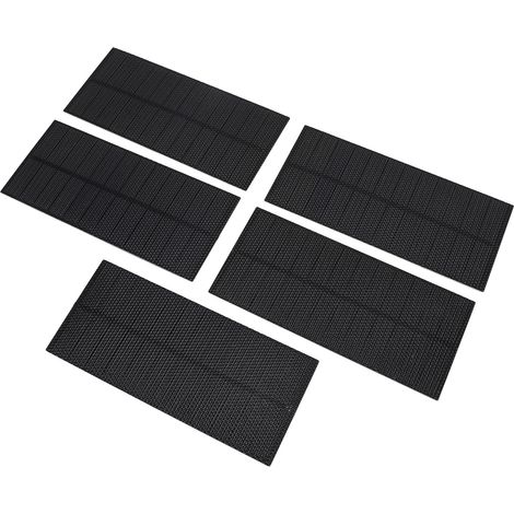 Lot de 5 modules photovoltaïques 5W silicium monocristallin ETFE nomades chargeur solaire pour expériences scientifiques et électronique (1/5)