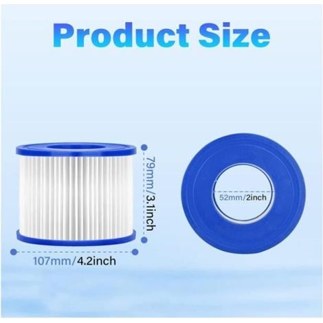 Filtro per piscina, filtro spa tipo VI a 6 pezzi per (1/5)