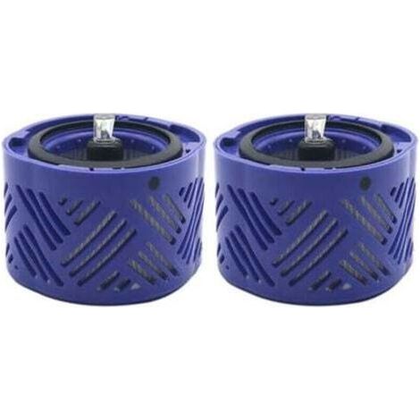 Pair Filtre d'aspirateur, 2 pièces de rechange de post-filtre pour Dyson V6 accessoires d'aspirateur