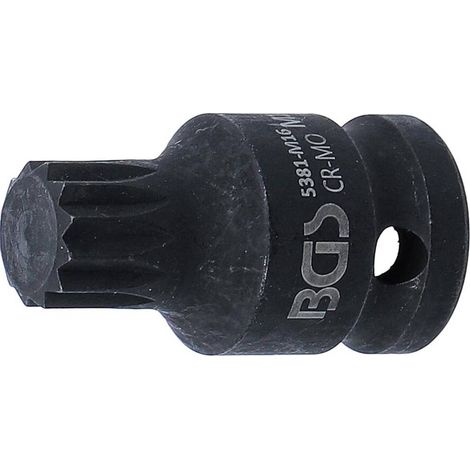 Douille à Embouts à Choc 43 mm - 12,5 mm (1/2), Denture Multiple Intérieure XZN - Précision et Robustesse - D-Work (1/5)