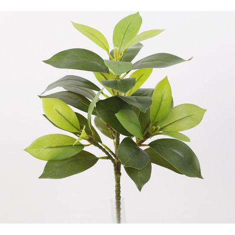 Plantes artificielles extérieures Croton automnal 2 pcs – Décoration jardin, terrasse et balcon sans entretien, Vert (1/4)
