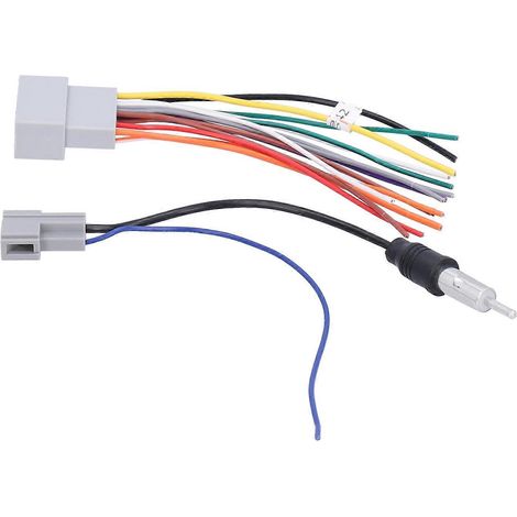 Autoradio-Stereo-Kabelbaum mit Antennenadapter als Ersatz für Honda Greiz