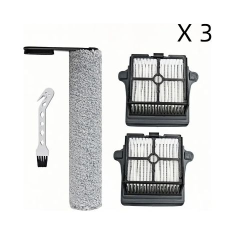 Kit de pièces détachées pour aspirateur Tineco Floor ONE S5, comprenant une brosse et un filtre (1/4)