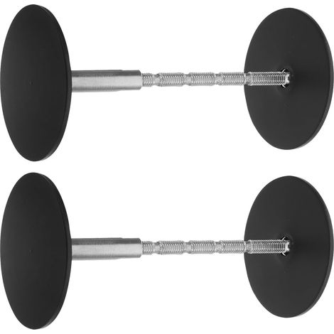 Plaque de recouvrement trou porte (lot 2) en acier inoxydable (1/5)
