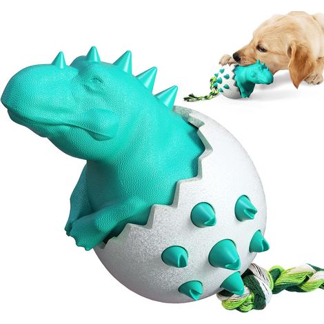 Jouet à mâcher pour chien Jouet pour chien en caoutchouc durable pour les mâcheurs agressifs pour l'entraînement et le nettoyage des dents