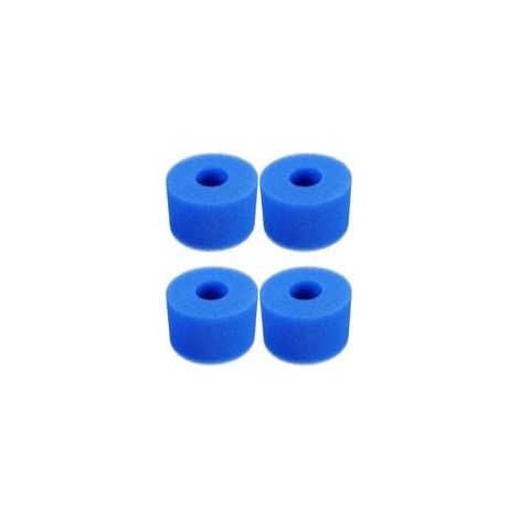 Filtrante Type S1 Cartouche de Filtre en Mousse pour Piscine Réutilisables et Lavables Spa 4 Pièces Éponge (1/5)