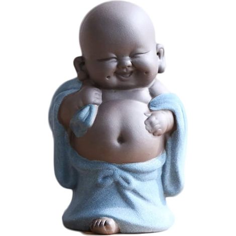 Statues et autres décorations Mini Bouddha assis Ornement Décoration intérieure Ornement de jardin 65,510 Bleu 1 pièce (1/4)