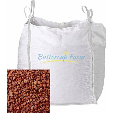 Red Flame Premium Decorative Stone - Aggregate Bulk Bag - 850 Kilos