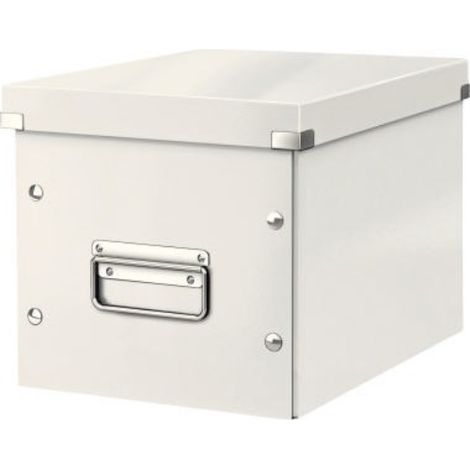 Leitz Archivbox Click & Store Cube Maße: 26 x 24 x 26 cm (B x H x T) Werkstoff: Graukarton, PP-folie lam. (1/2)
