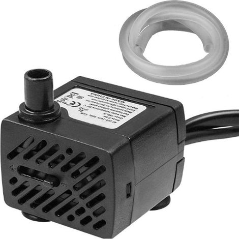 APEX Pompe à eau/à petit aquarium de table ultra-silencieuse 48GPH [180L / H] 3W, bassin à jardin, bateau en mouvement, fontaine (1/5)