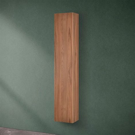 Pensile bagno sospeso cannettato H 150 cm noce canaletto Bali (1/5)