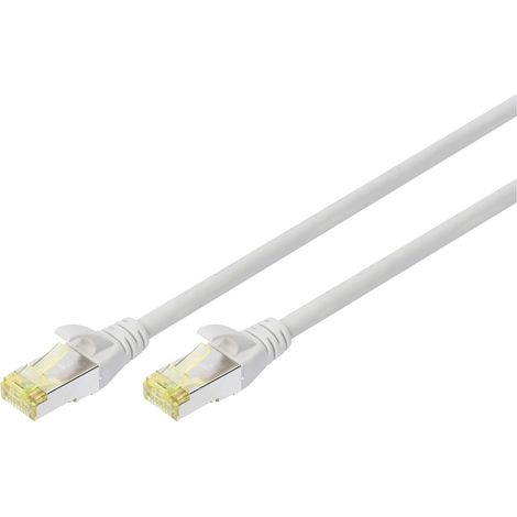 Digitus DK-1644-A-015 RJ45 Netzwerkkabel, Patchkabel CAT 6a S/FTP 1.50 m Grau 1 St. (1/2)