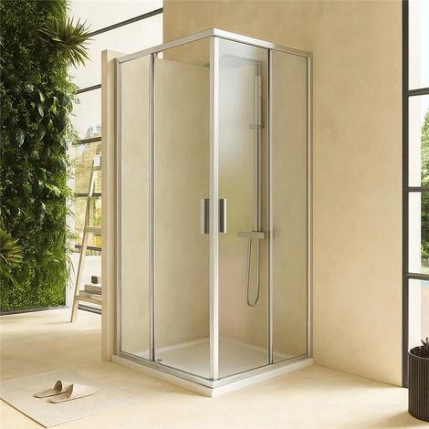 Exagonshop Box doccia 70x100 Rio doppio scorrevole vetro 6 mm
