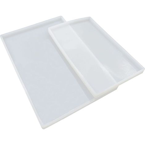 2 rechteckige Harzformen, große rechteckige Epoxidharzform, Silikon-Epoxidharzform für DIY-Geschenke und Heimdekoration (1/5)