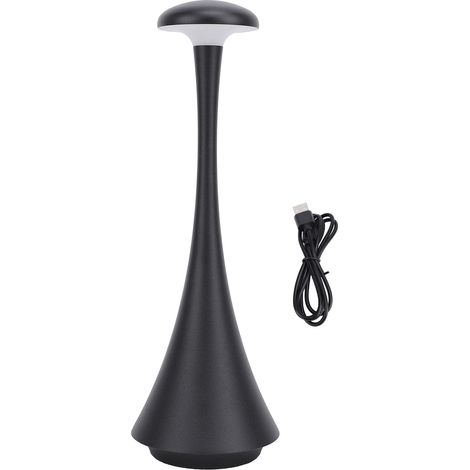 LED Table Lamp Rechargeable 3 Color Temperatures Stepless Dimmable Touch Control LED Bedside Light (1/5)