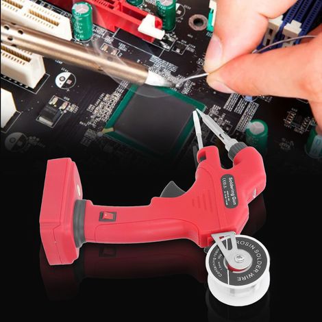 Kit de fer à souder rechargeable pour batterie lithium-ion Milwaukee M18 18V, torche à souder 30W avec élément chauffant en céramique, préchauffage rapide 30s, fer à souder avec 50g de soudure 1,0mm p (1/5)