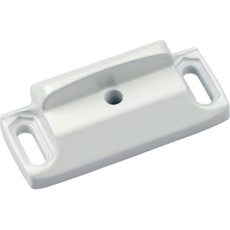 Accessoires pour Idea Barre - ISEO - Gâche spéciale zamak - Blanc ral 9016 (1/2)