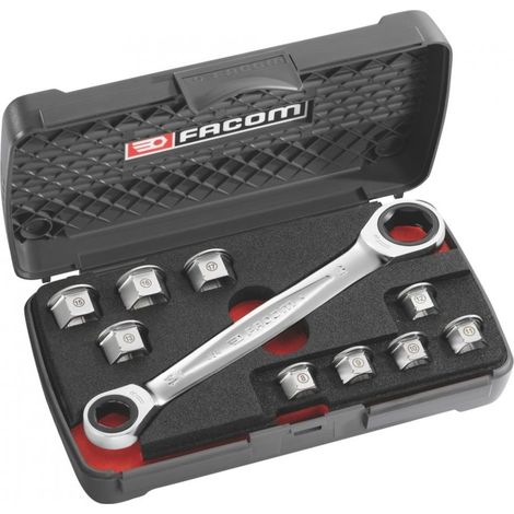 Geschenkset 11-in-1 Ratschen-Schlüssel FACOM 464.J1APB