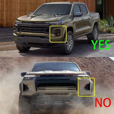 1 Paar LED-Nebelscheinwerfer für Chevrolet Colorado (Baujahre 23-24), Tagfahrlicht mit sequenziellen Blinkern (1/4)
