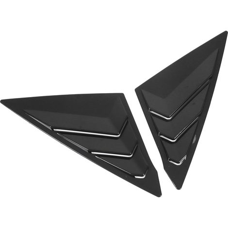 2 persiennes de vitre arrière gauche et droite, noir brillant, pour Honda Civic berline 11e génération (2022) (1/5)