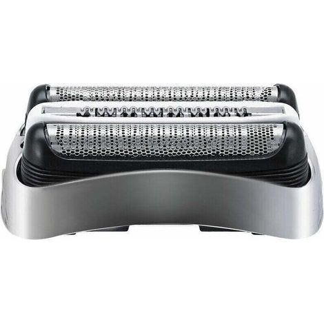 Remplacement De La Grille Et Du Couteau De La Tete De Rasoir Pour Braun 3 Series 300S 301S 310S 320S 330S 340S 360S 380S 3000S, Argent