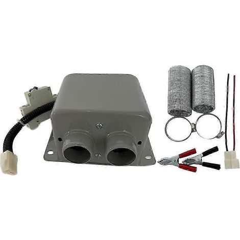 2-Loch-Autoheizung DC 12V Windschutzscheiben-Entfroster-Set mit Wärmefunktion und Entfeuchter für LKW, Fahrzeug und Taxi, Winter, geräuscharm - JXLGV (1/5)