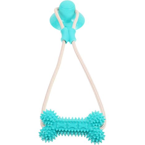 Jouet à Mâcher pour Chien avec Ventouse Puissante Brosse à Dents Interactif en TPR Vert Jouets de Morsure Durable pour Chiots et Animaux Nettoyage Molaire Os de Traction (1/5)