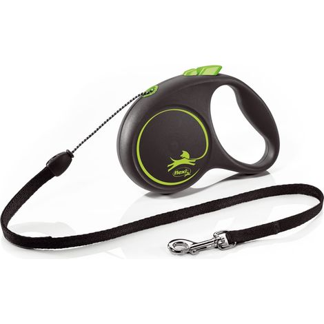 Flexi Black Design S Cord 5m Green 264644