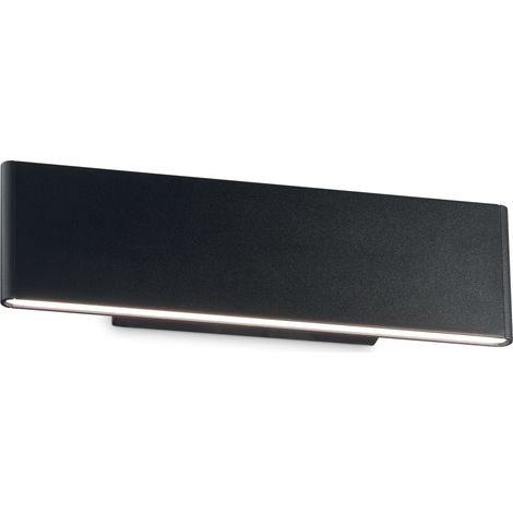 Ideal Lux DESK - Integrierte LED-Innenwandleuchte 2 Lichter Schwarz 3000K