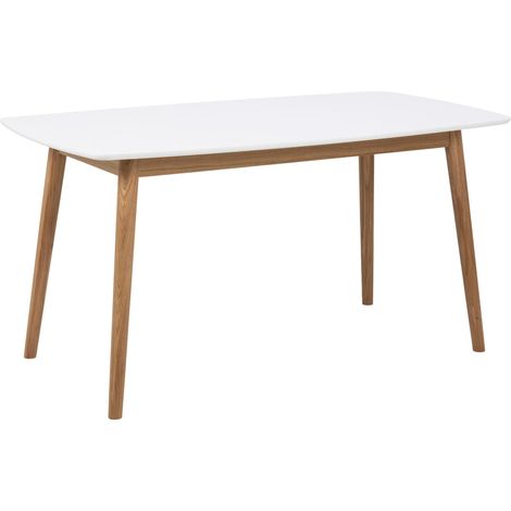 Mesa Norsica Daltea 105 , 76x80x150cm, Chapa de madera natural, Madera