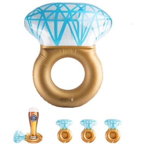 Bouée Piscine Gonflable Diamant Bouée Été Accessoire Photo Plage Cadeau Été 1 Pièce (1/5)