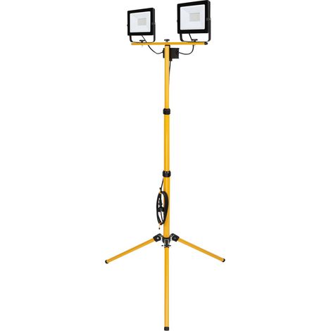 Arbeitsstrahler Strend Pro Worklight SMD LED BL2-E2, 2x50 W, 4000 lm, mit Ständer, 2,5 m Kabel, IP65
