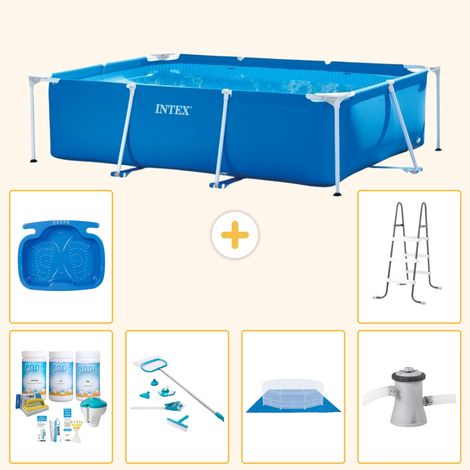 Intex Piscine Tubulaire Rectangulaire - 220x150x60 cm - 7-pièces S20822 (1/5)