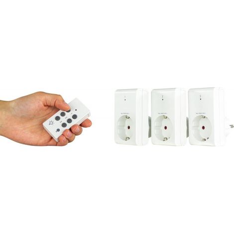Set de salida inalámbrico más 1 + 3 blanco (por 12) (1/2)