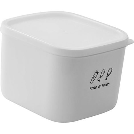Boîte de conservation alimentaire en plastique hermétique 1000 ml, récipient empilable avec couvercle, rangement pratique pour cuisine et réfrigérateur (1/4)