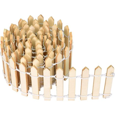 Mini clôture en bois pour jardins et décorations bois