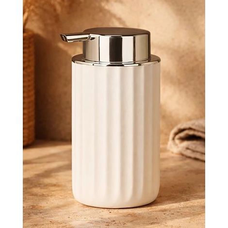 Dispenser sapone da appoggio in tpr bianco (1/2)