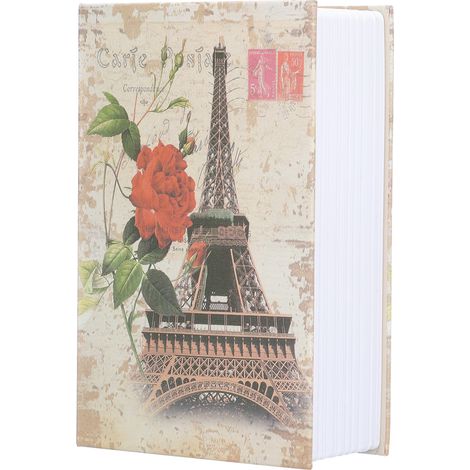 Coffre-fort livre miniature en acier inoxydable, simulation de dictionnaire sécurisé pour bureau à domicile