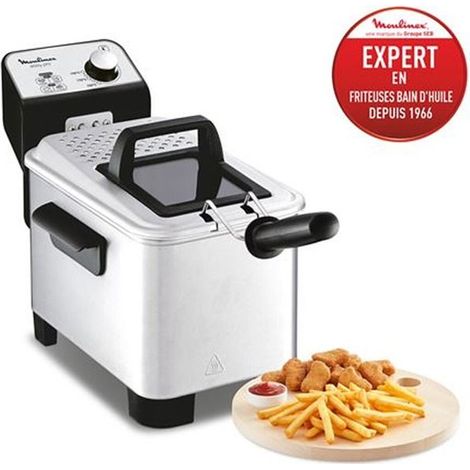 Fritteuse Moulinex Easy Pro Premium Zone Froide YY5144FB 2200 W 3 L Edelstahl gebürstet (1/5)