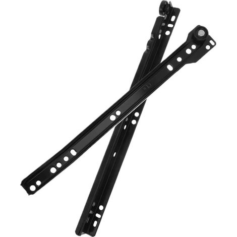 Coulisses à extension complète pour tiroirs, 1 paire, fixation par le (1/5)