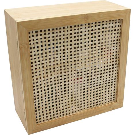 Armoire à pharmacie murale en bambou naturel 30 x 13 x 30,5 cm (1/5)