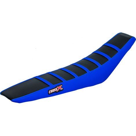 Housse de selle FC/TC 2023 Avec Bande, Couleur : Noir Bleu Bleu